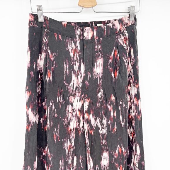 Cynthia Rowley Womens Silk Boho Casual Tie Dye Wide Leg Pull On Pants Size 2 - Picture 2 of 11